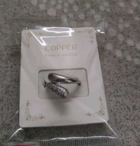 ✨ Silver Luxe Dual Drop Adjustable Ring ✨