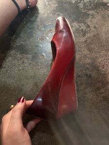 Stylish Red Patent Bellies