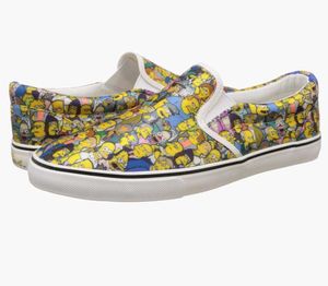 the Simpsons men's graphic sneakers