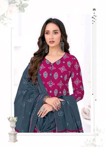 bandhani cotton ready to wear dress
