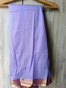 Plain Saree With Heavy Border