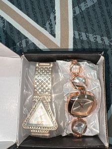 Set of 2 Women's Fashion Watches