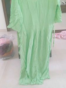Light Green Embroidered Kurta