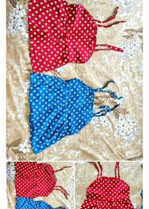 Polka Dot Ethnic Blouse Set