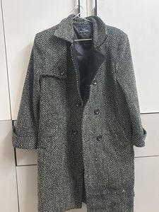 Balck n white Winter Coat