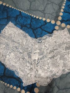 White Lace Brief