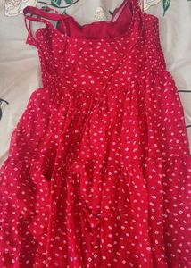 Red Polka Dot Maxi Suit with pants
