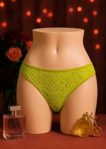🇳🇿💫🎀Lime Green Lace Thong Panty