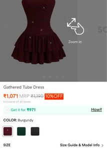 Sparkly Strapless Tiered Mini Dress