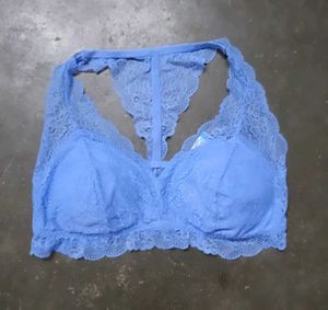 Blue Lace Bra