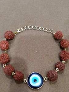 Original Rudraksha Evil Eye Bracelet