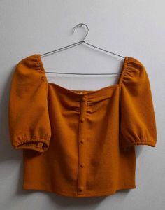 Chic Puff Sleeve Crop Top