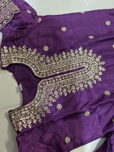Elegant Purple Embroidered Kurta Set
