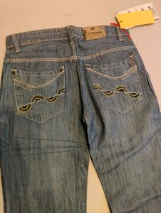Vintage Y2K Medium Blue Straight Leg Unisex Jeans