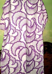 Vibrant Purple Floral Print Kurta