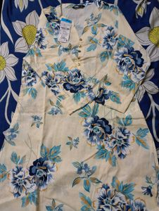New Zudio Floral Print Kurta