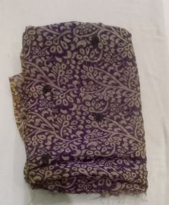 Fancy Saree with black thread work