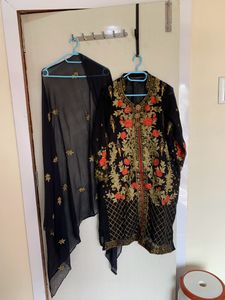 FESTIVE EMBROIDERED KURTA AND DUPATTA