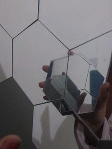 Cubes Mirror On Wall