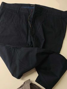 Navy Blue Chinos - Classic Fit