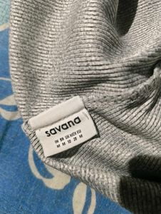 Cute Bow Print Grey Blouse