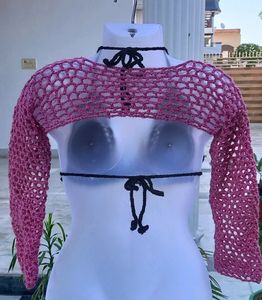 Crochet   Mesh Sleeves