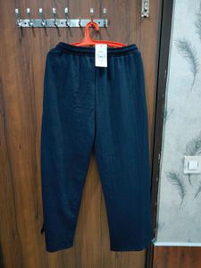 shein Comfortable Navy Blue Pants