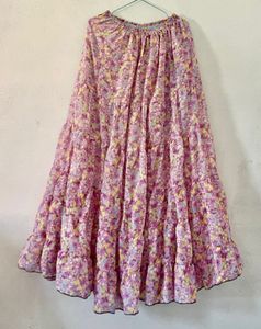 Trendy Flowy Layered Skirt 🩷