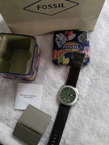 Fossil 100% genuine leather Watch Brown