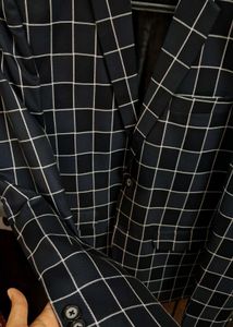 Men's Checkered Blazer