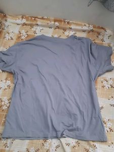 Grey pure cotton T-Shirt