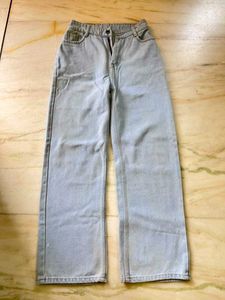 Light Wash Wide Leg Jeans