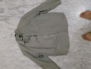 Men's Solid Color Long Sleeve Shirt
