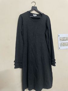 Chic Dark Grey Dress
