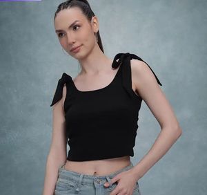 Black tank top