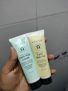 Arata Curly Hair Cream & Gel Set