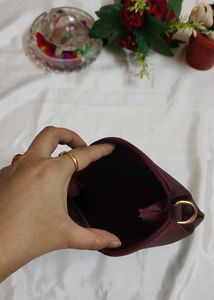Maroon Pouch (Sling Is Missing)