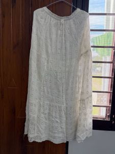 Beautiful White Ethnic Gown