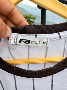 LA Sports Team Striped T-Shirt