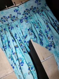 Beautiful Blue Floral Salwar Pants