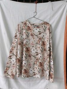 Floral Print Casual Top lil warm