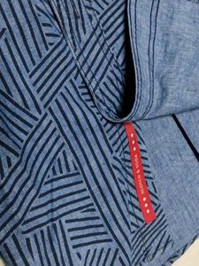 SCOTCH AND SODA Patterned Blue Long Sleeve Shirt