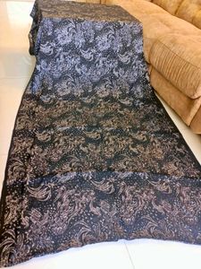Elegant Black brasso boutique saree.