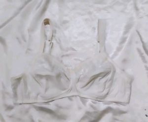 White Full Coverage Bra