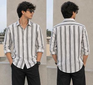 Men's Striped Casual Shirt