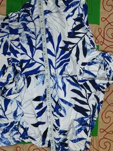 Blue Floral Print Shirt