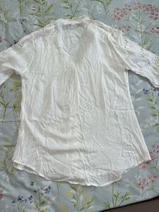 White cut out Shirt