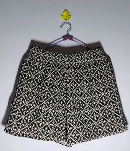 Printed Mini Skirt