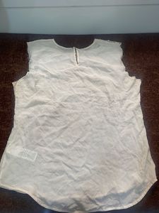 Sparkly Sequin Embellished CreamfreebieTop