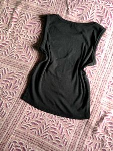 Black Dinosaur Tank Top